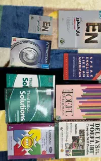 مجموعه کتاب های یادگیری زبان و تافل در حد نو