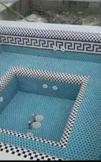 کاشی کاری استخر سونا جکوزی