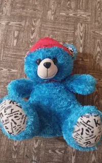 عروسک خرسی پرزدار