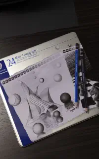 ست مداد طراحی ۲۴ عددی استدلر مدل Mars Lumograph