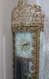 ست بوفه وساعت برنز