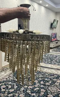 دو عدد لوستر کریستالی