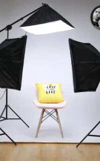 نور سافت باکس ۵ لامپی