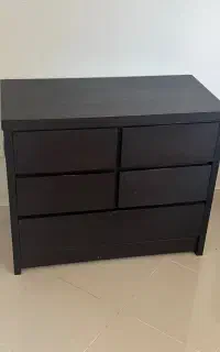 دراور چوبی با پنج کشو