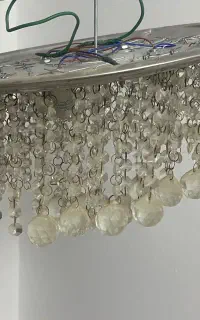 لوستر الماسی چهار شاخه