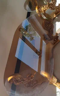 میز عسلی طلایی سه تایی