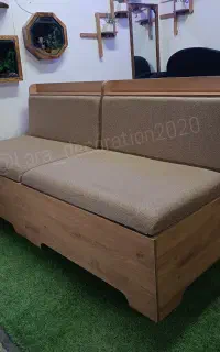 laraنیمکت بدنه MDF باکس دار.شزلون .کاناپه .lara