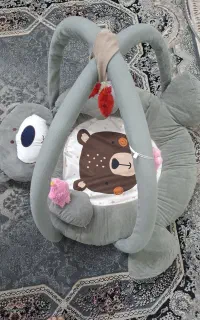 تشک و زمین بازی گارد دار کاملا نو