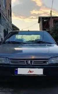 پژو ۴۰۵ رنگ خاکستری مدل ۸۹