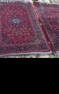 دو قالیچه دست باف