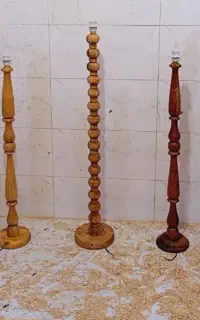پاایه اباجور رنگ شده (بدون شید)
