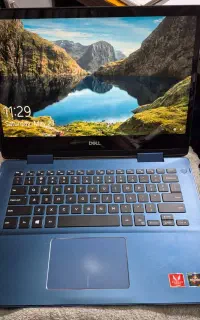 لپ تاپ Dell مدل inspiron  بدنه استیل Ryzen5