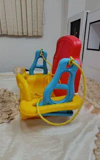 فروش یک عدد تاب بچه کاملا نو مناسب کودک