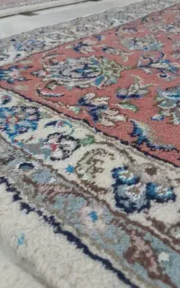 فرش دستباف گل ابریشم