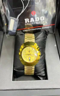 ساعت رادو تخم مرغی صفحه ضدخش اتومات نونو لنگرچرخان