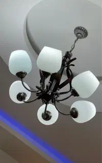 لوستربه همراه ۶عدد لامپ
