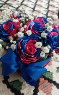 گل های روبانی