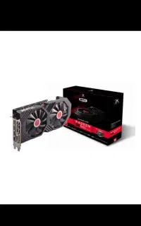 کارت گرافیک Rx 580  در حد نو همراه با کارتن