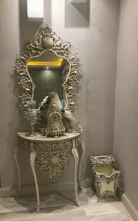 آینه شمعدان کنسولی زیبا