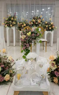 تشریفات مجالس خانم کرمی گل آرایی بادکنک کرایه کالا