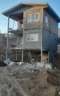 اهنگری جوشکاری اسکلت شیروانی الاچیق بنایی