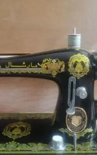 چرخ‌ خیاطی دستی مارشال قدیمی سالم