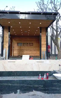 نمای کامپوزیت و کرکره برقی