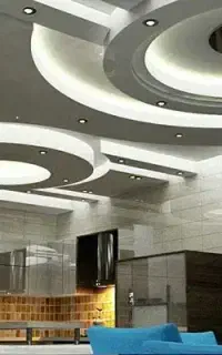 نقاشی کناف و پتینه کاری .رنگ امیزی شیروانی