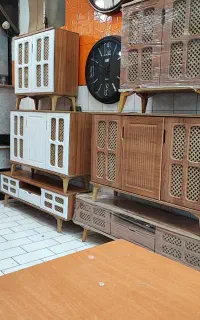 ست کنسول اینه، میز تلویزیون و جاکفشی پنجره ای