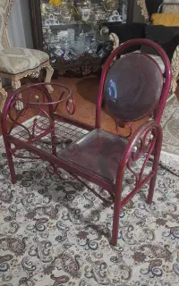 میز تلفن فرفورژه تمیز و سالم و محکم