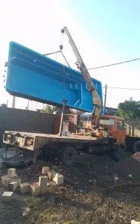 جرثقیل کفی دار جهت هر گونه حمل و نقل ارتفاع ۵۰ متر