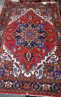 چهار تخته فرش دستباف هریس  یک نقشه  نو
