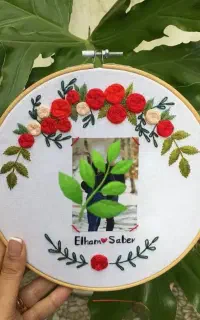 گلدوزی با دست