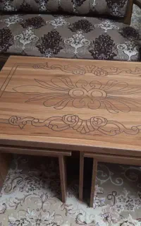 میز جلو مبلی به همره 4 عدد عسلی