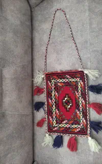 کیف دستبافت طرح گلیم