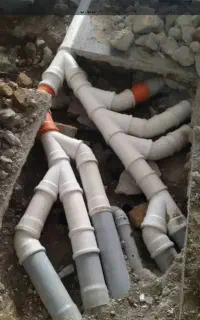 لوله کشی ساختمان به اگو شهری