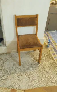 صندلی چوبی  کف مخمل