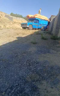تحویل کاه درب دامداری