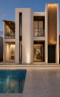 ارائه خدمات معماری- پلان، نما، ویلا، داخلی و محوطه