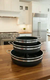 سه تابه لب چدن رینگی سایز ۳۲