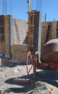 ستون ریزی. ساختمان مصالح بنایی .اجرای ستون.