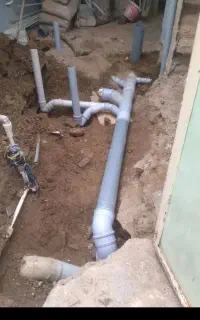 تاسیسات لوله کشی آب و فاضلاب و نصب انشعاب