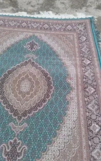 فرش ۵۰ رج فیروزه بدون ایراد