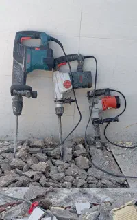 کار با دریل تخریب یوسفی