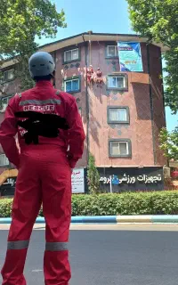 کار در ارتفاع با طناب، عایق و نانو،رنگ نور نما