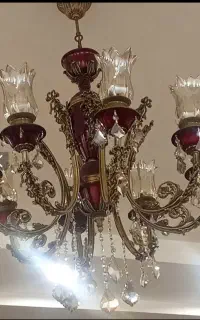 لوستر برنز بدنه زرشکی
