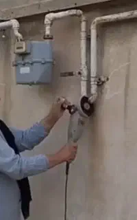 لوله کش گاز گازکشی آتشنشانی آب جوشکارآبگرمکن وسیار