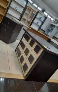 میز مدیریت ' دورنگ MDF