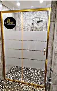 جداکننده حمام وسرویس و کابین دوش ریلی