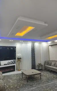 اجرای کناف کمپارس تایل سقف کشسان آسمان مجازی